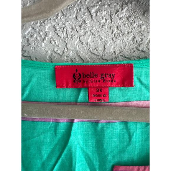 Belle Gray by Lisa Rinna size 3X tunic or beach coverup - Picture 2 of 3